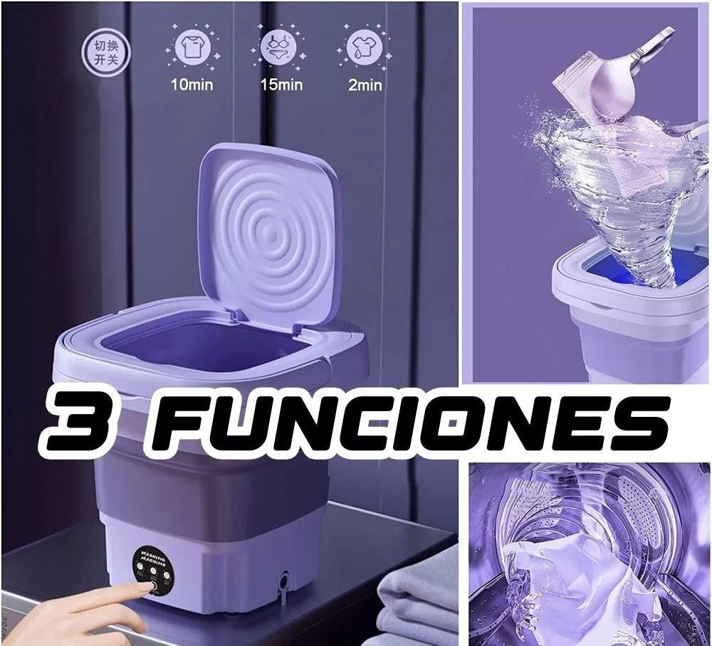 Lavadora Y Centrifugadora Portátil JoyClean De 8 Litros De Capacidad / ¡La Revolución En La Lavandería Doméstica!